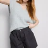 Pamuklu denim iş şortu Pamuklu denim iş şortu