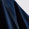 Pamuklu denim kabarık kollu mini elbise Pamuklu denim kabarık kollu mini elbise