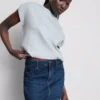 Pamuklu denim mini etek Pamuklu denim mini etek