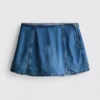 Pamuklu denim mini etek Pamuklu denim mini etek