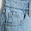 Pamuklu denim mini etek Pamuklu denim mini etek