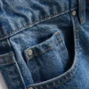 Pamuklu denim uzun bermuda şort Pamuklu denim uzun bermuda şort