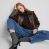 Pamuklu denim yüksek bel dar paça jean Pamuklu denim yüksek bel dar paça jean