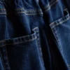 Pamuklu denim yüksek bel dar paça jean Pamuklu denim yüksek bel dar paça jean