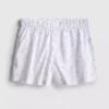 Pamuklu dokuma pijama şortu