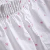 Pamuklu dokuma pijama şortu
