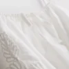 Pamuklu işlemeli kısa cami üst Pamuklu işlemeli kısa cami üst