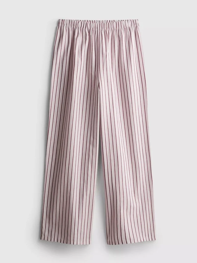 Pamuklu çizgili pijama altları Pamuklu çizgili pijama altları