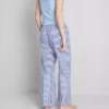 Pamuklu kareli pijama pantolonu Pamuklu kareli pijama pantolonu