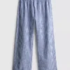 Pamuklu kareli pijama pantolonu Pamuklu kareli pijama pantolonu