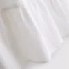 Pamuklu katlı V yakalı mini elbise Pamuklu katlı V yakalı mini elbise