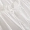 Pamuklu, kısa, kabarık kollu poplin üst