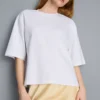 Pamuklu oversize tişört Pamuklu oversize tişört