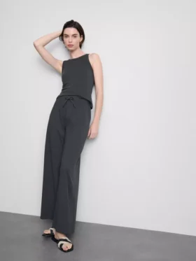 Pamuklu racerback tişört