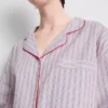Pamuklu “Yatakta Kahvaltı” pijama gömleği