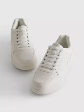 Panelli düşük bilekli Sneakerlar