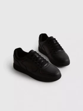 Panelli düşük bilekli Sneakerlar