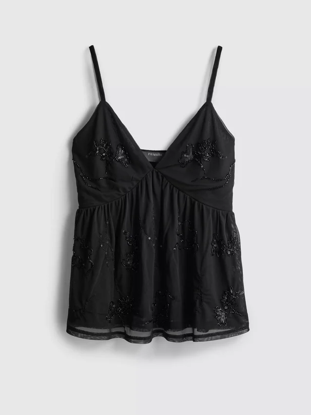 Paula Echevarría boncuklu babydoll üst Paula Echevarría boncuklu babydoll üst