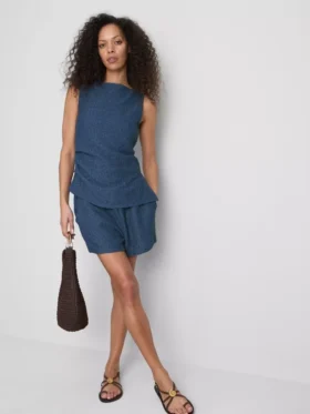 Paula Echevarría büzgülü kırışık tank top Paula Echevarría büzgülü kırışık tank top