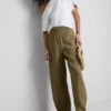 Paula Echevarría dokulu varil paça pantolon Paula Echevarría dokulu varil paça pantolon