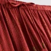 Paula Echevarría geniş paça ışıltılı pantolon Paula Echevarría geniş paça ışıltılı pantolon