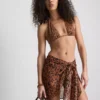 Paula Echevarría leopar desenli halter yaka bikini üstü Paula Echevarría leopar desenli halter yaka bikini üstü