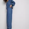 Paula Echevarría pamuk ağırlıklı denim harem pantolon Paula Echevarría pamuk ağırlıklı denim harem pantolon