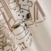 Peanuts Snoopy pamuklu kafe gömleği Peanuts Snoopy pamuklu kafe gömleği