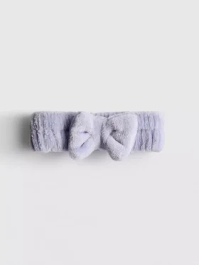 Peluş fiyonklu saç bandı