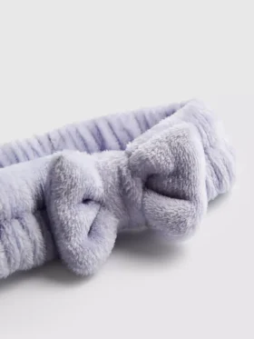 Peluş fiyonklu saç bandı