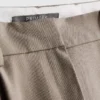 Pileli geniş paça pantolon Pileli geniş paça pantolon