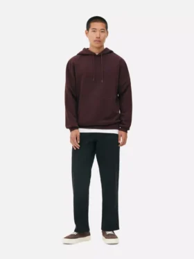 İpli kapüşonlu sweatshirt