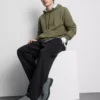 İpli kapüşonlu sweatshirt