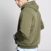 İpli kapüşonlu sweatshirt