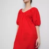 Pofuk kollu mini smock elbise Pofuk kollu mini smock elbise