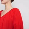 Pofuk kollu mini smock elbise Pofuk kollu mini smock elbise