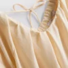 Pofuk kollu mini smock elbise Pofuk kollu mini smock elbise