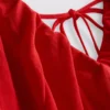 Pofuk kollu mini smock elbise Pofuk kollu mini smock elbise