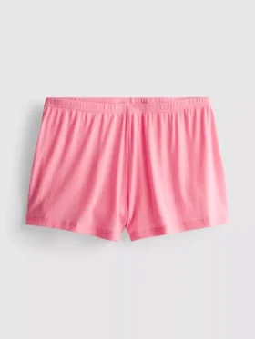 Pointelle pijama şortu