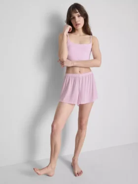 Pointelle pijama şortu Pointelle pijama şortu