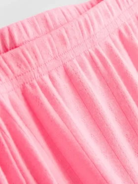 Pointelle pijama şortu