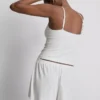 Pointelle pijama şortu