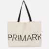 Primark grafik desenli kanvas tote çanta