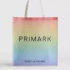 Primark Pride büyük boy yeniden kullanılabilir çanta