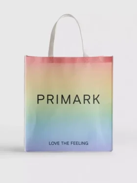 Primark Pride büyük boy yeniden kullanılabilir çanta