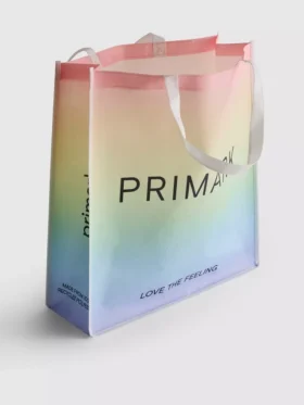 Primark Pride büyük boy yeniden kullanılabilir çanta
