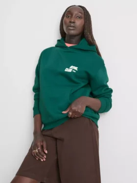 Rahat atletik kulüp kapüşonlu sweatshirt