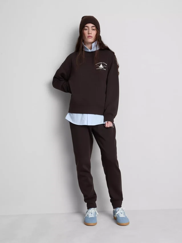 Rahat kesim, baskılı pamuk karışımı sweatshirt Rahat kesim, baskılı pamuk karışımı sweatshirt