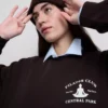 Rahat kesim, baskılı pamuk karışımı sweatshirt Rahat kesim, baskılı pamuk karışımı sweatshirt