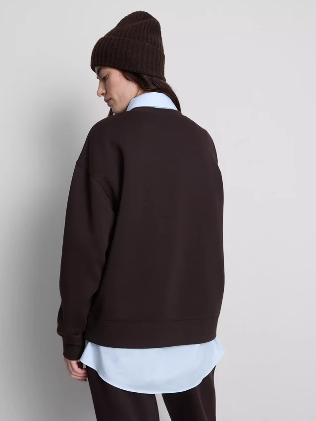 Rahat kesim, baskılı pamuk karışımı sweatshirt Rahat kesim, baskılı pamuk karışımı sweatshirt